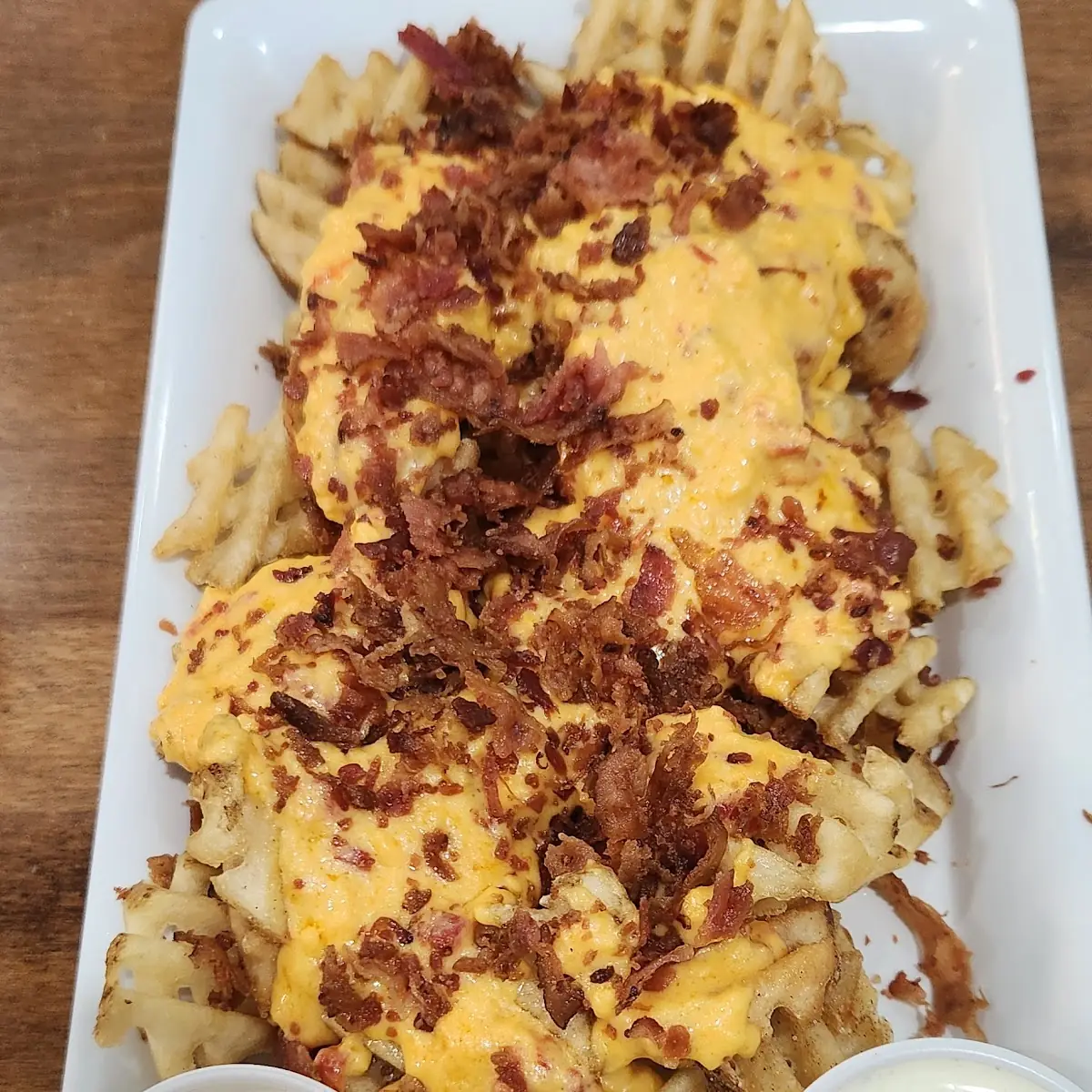Loaded Fries with Pimiento Cheese