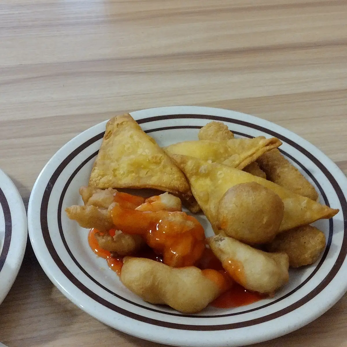 Cheese Wontons Sweet and Sour Chicken Fried Pineapple Mozzarella Sticks