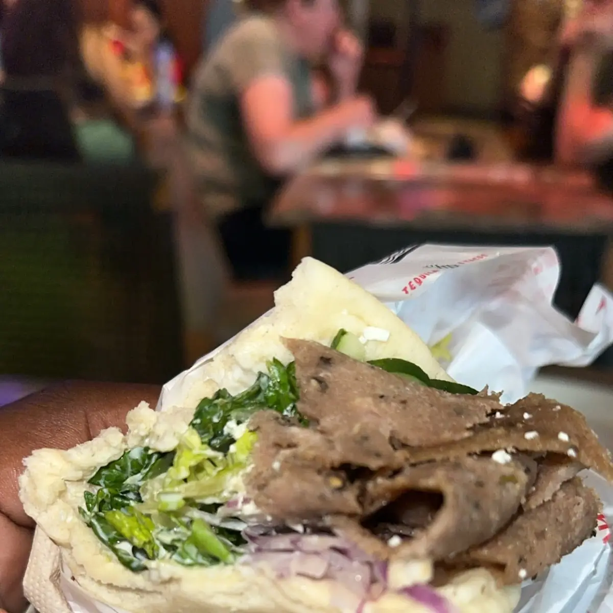 Beef and Lamb Gyro Wrap