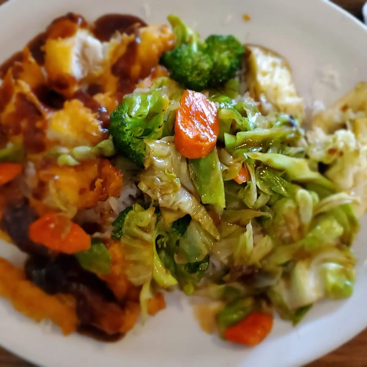 Fish Teriyaki Sauce w Vegetables