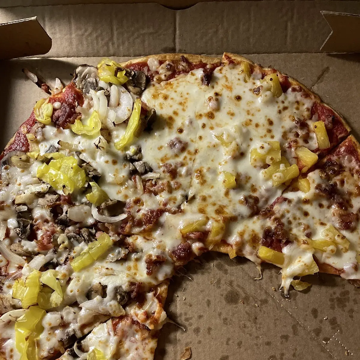 Large Double Cheeseburger Pizza