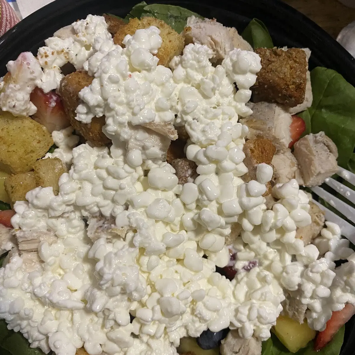 Strawberry Cottage Cheese Salad Dressing