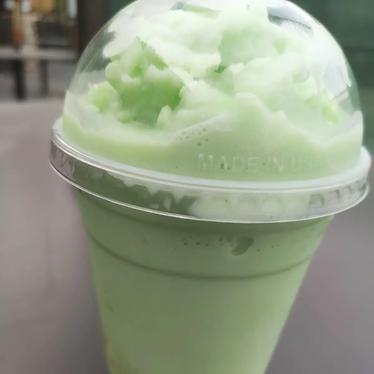 Green Tea Slush Boba