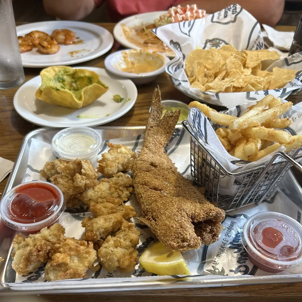 Fried Shrimp Salad