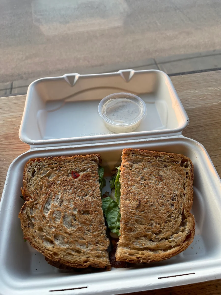 Cranberry Pesto Sandwich, Chopped Leaf