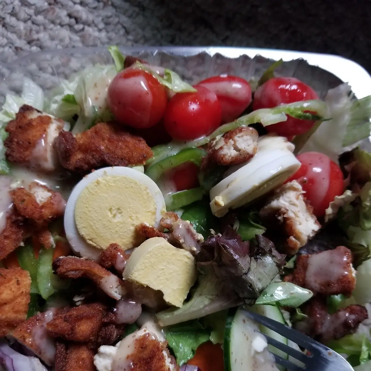Crispy Chicken Salad