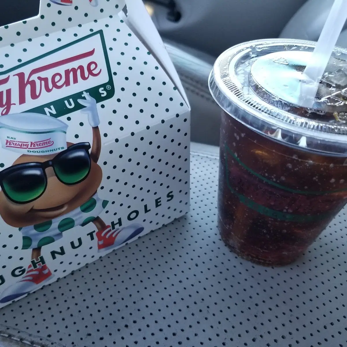 Donut Holes & Small Coca Cola