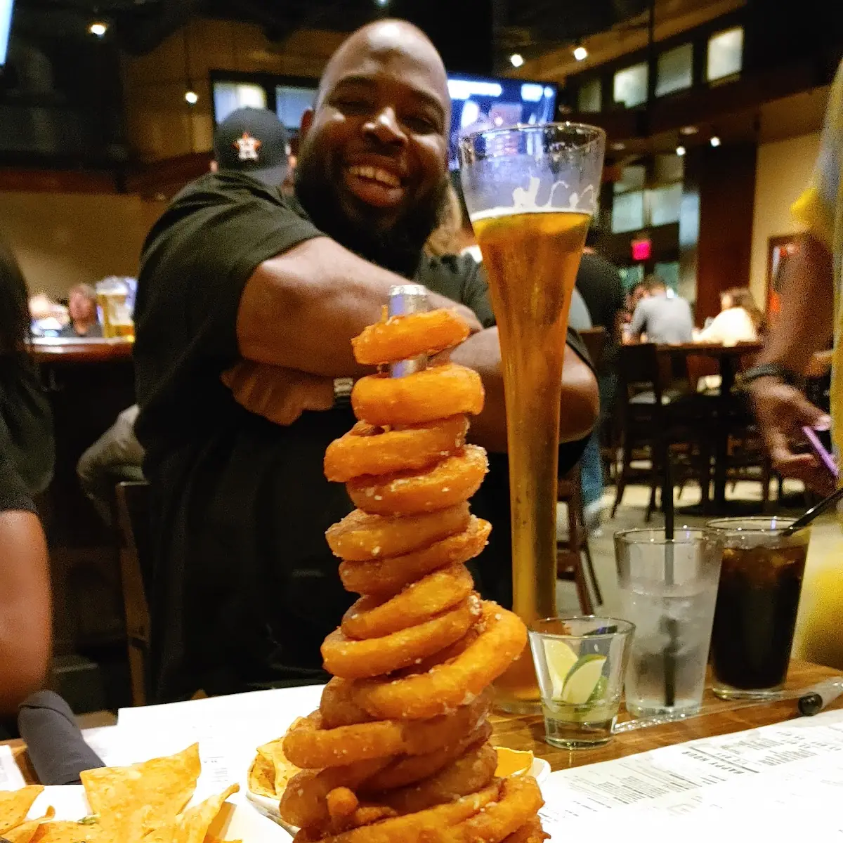 Tall Stack of Onion Rings