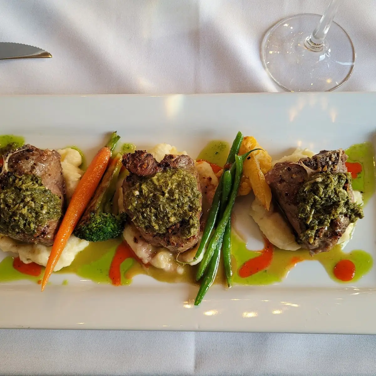 Roasted Lamb Loin Chops