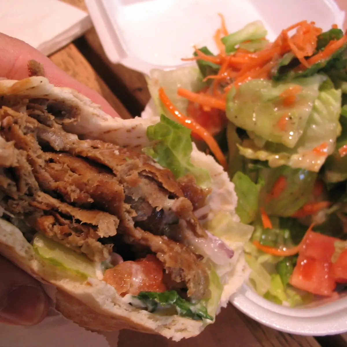Gyro with Side Salad