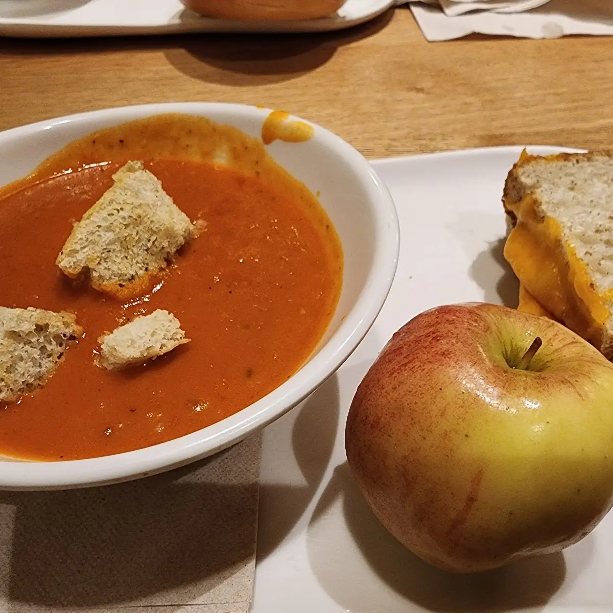 Grilled Cheese Sandwich and Tomato Soup