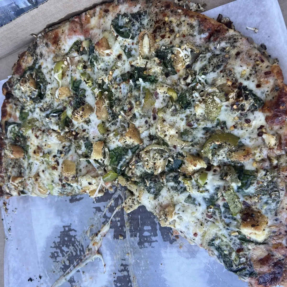 Chicken and Veggie Pizza