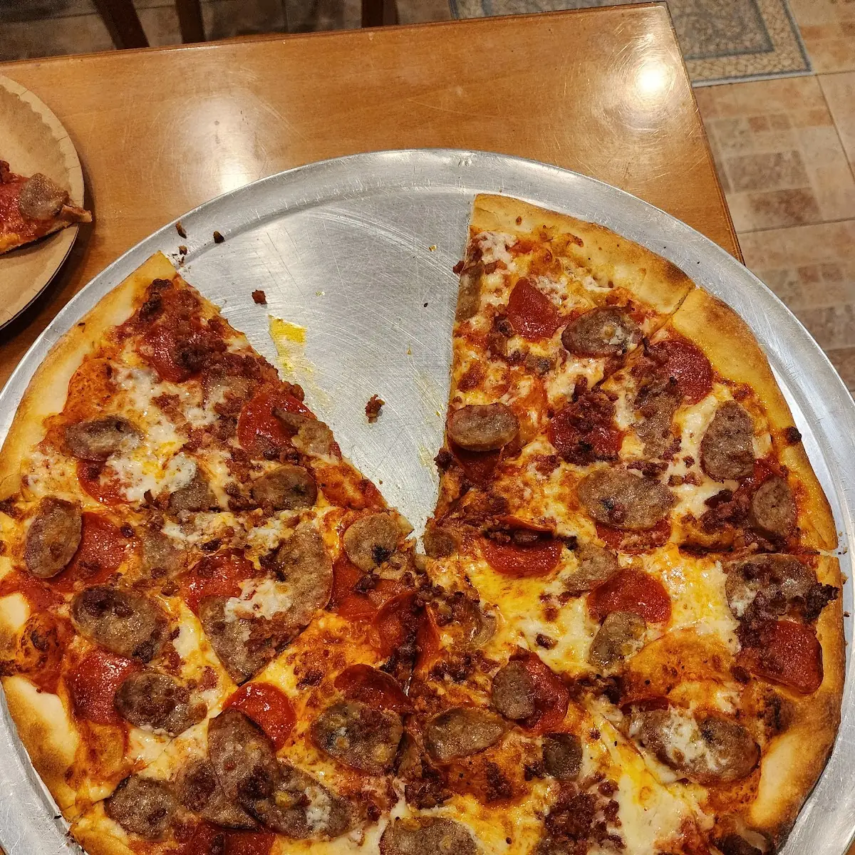 Mushrooms Pepperoni Onions Sausage Spinach Extra Cheese Pineapple Artichoke Hearts