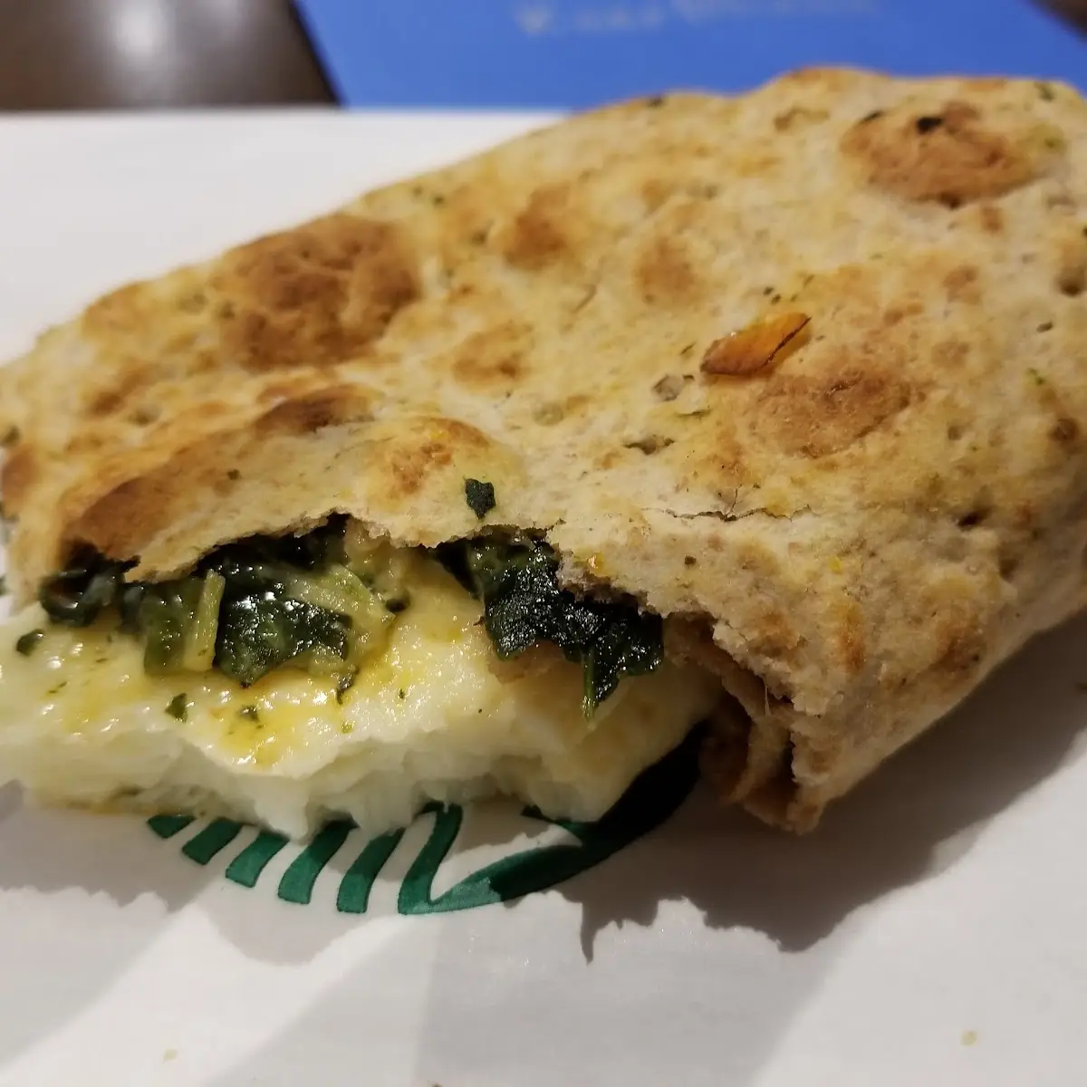 Spinach Feta & Egg White Wrap