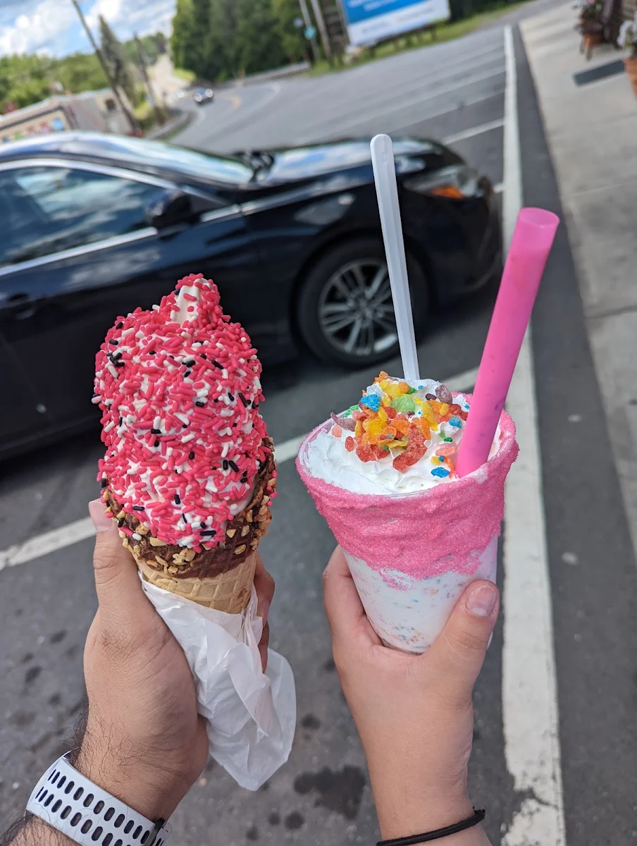 Waffle Cone with Nuts or Sprinkles