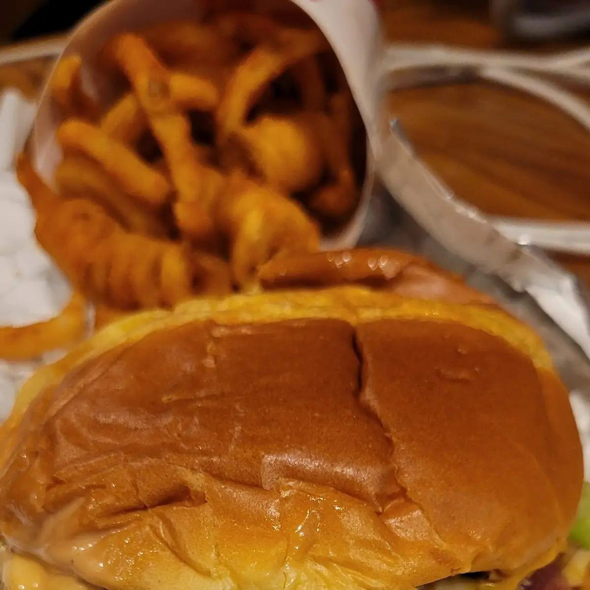 Big Cheesy Bacon Burger
