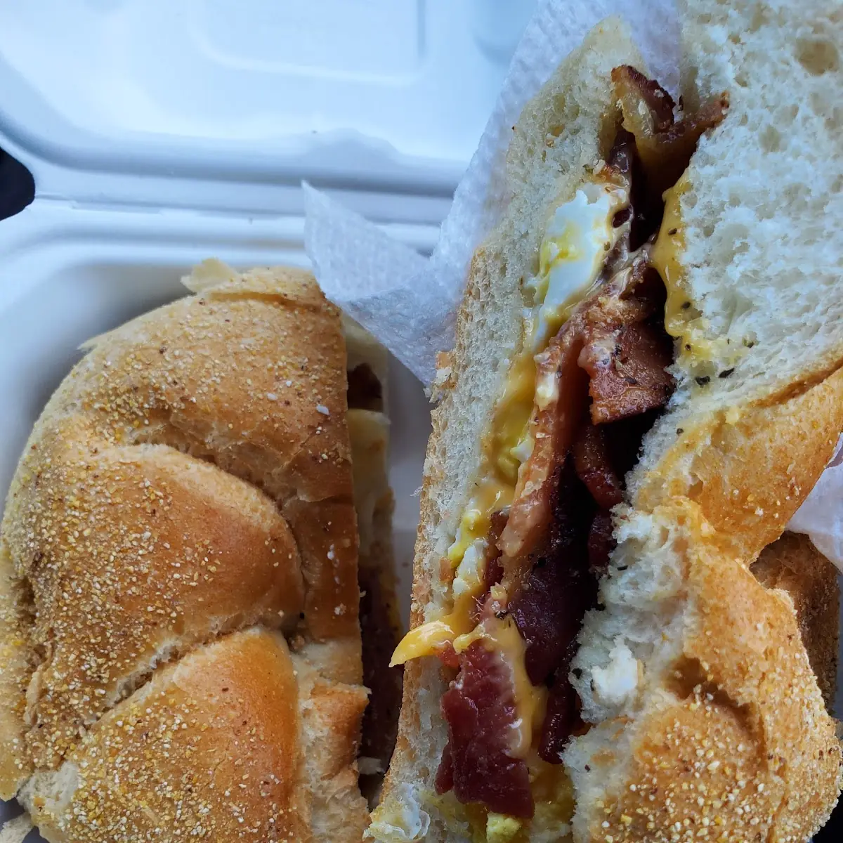 Bacon Egg and Cheese Sandwich