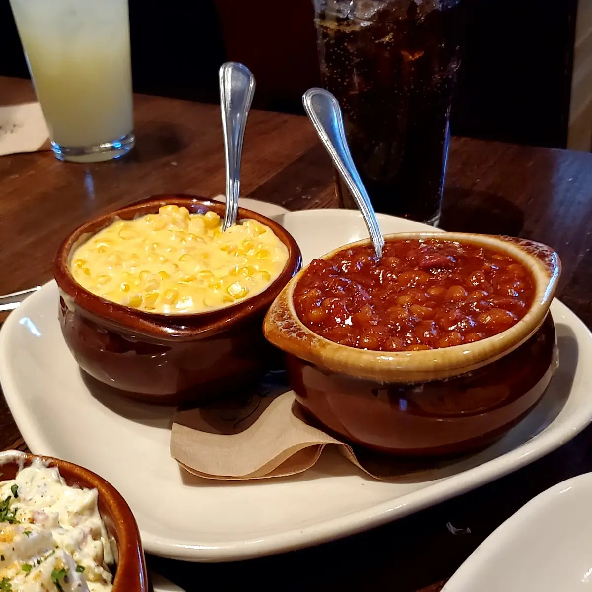Cheesy Corn and Baked Beans