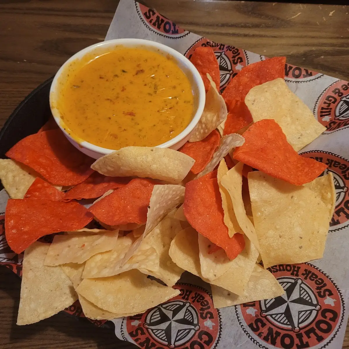Queso Dip with Tortilla Chips