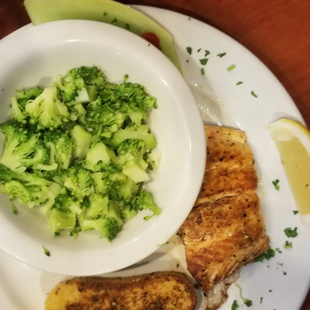 Broccoli and Texas Toast