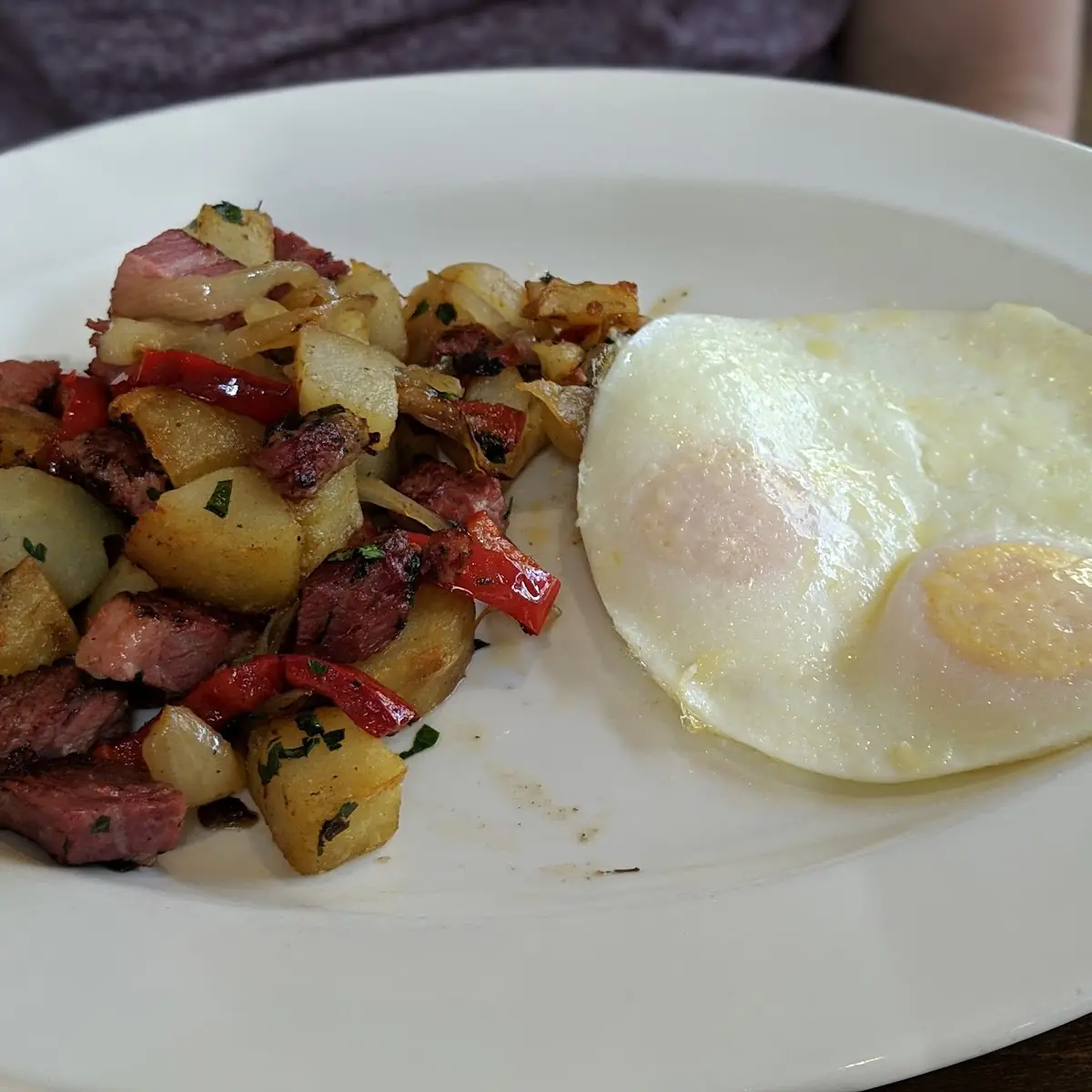 Corned Beef Hash and Eggs