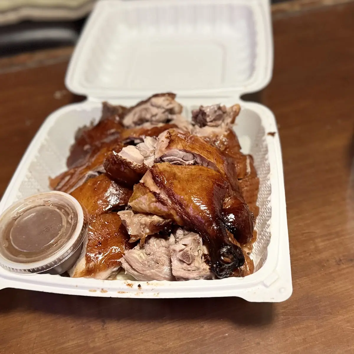 Roasted Duck with Dipping Sauce