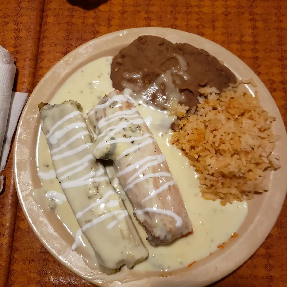 Pork Tamales with White Sauce