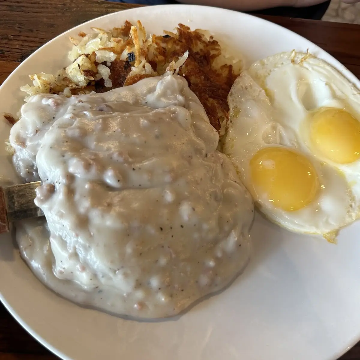 Bacon Sausage Ham Eggs Hashbrowns