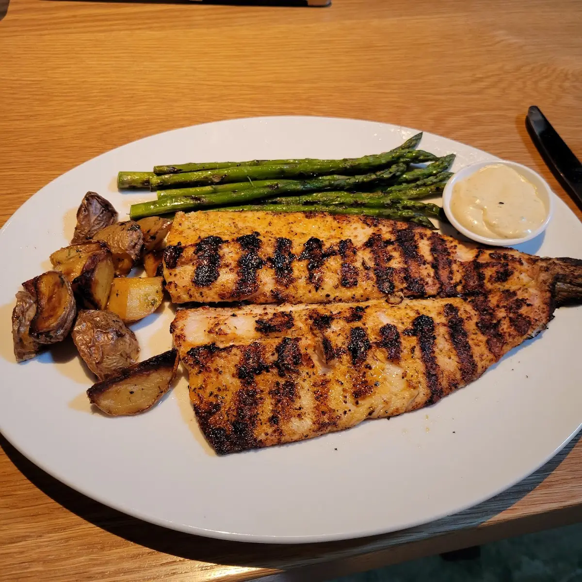 Wood-Grilled Boneless Rainbow Trout