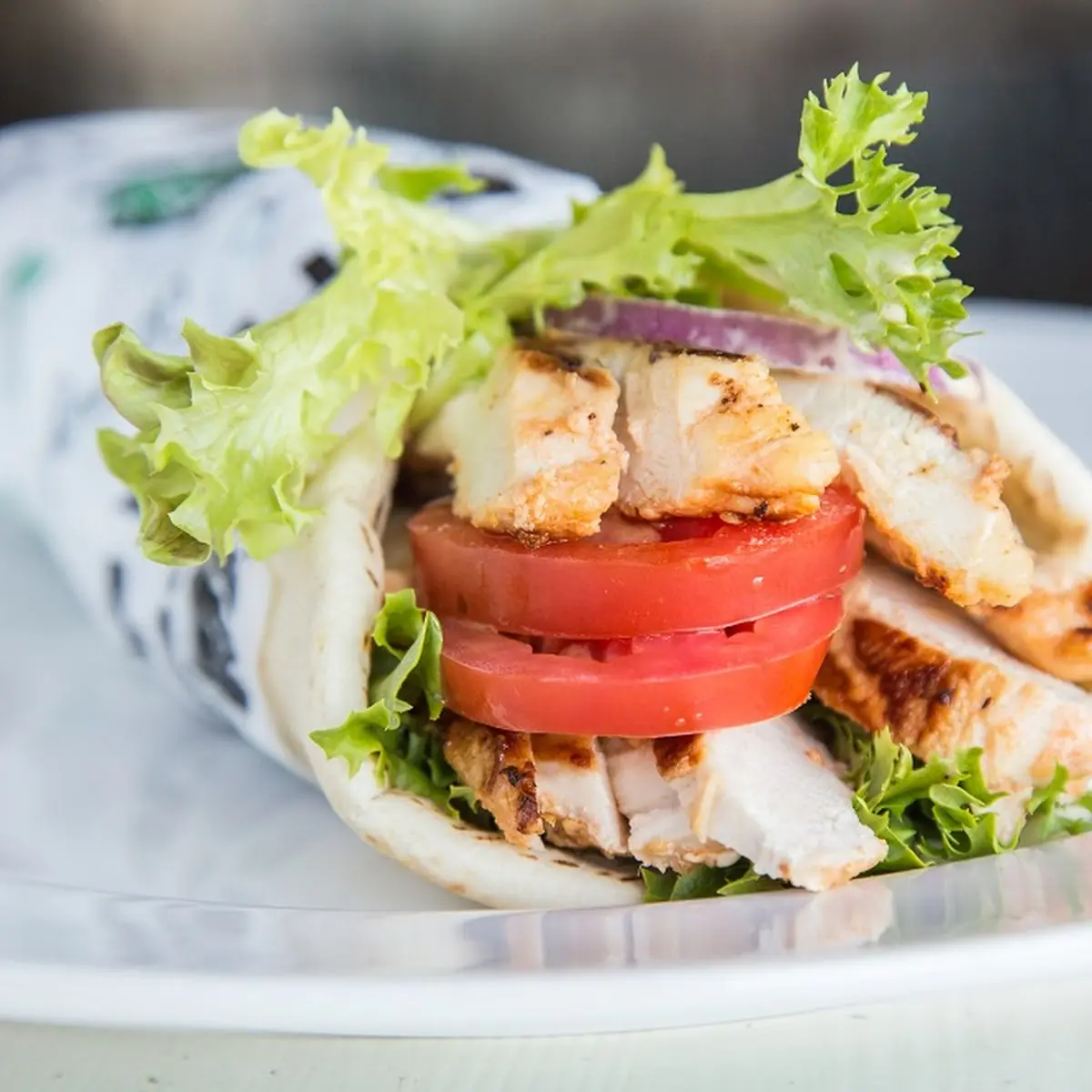 Mediterranean Roasted Chicken Shawarma