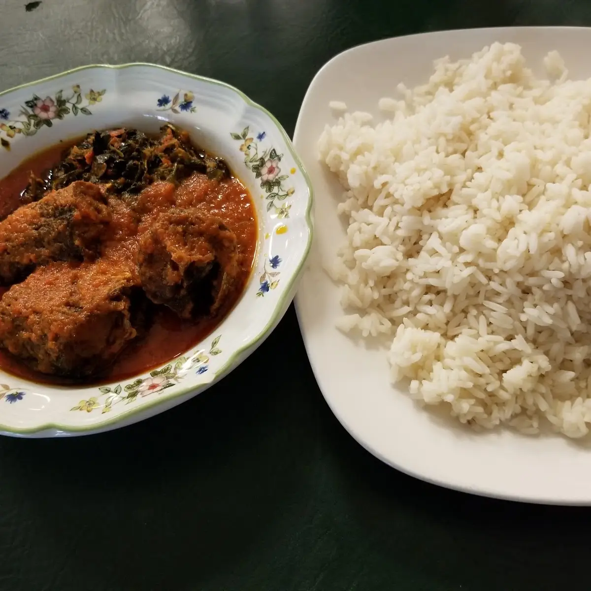White Rice with Vegetables and Fish