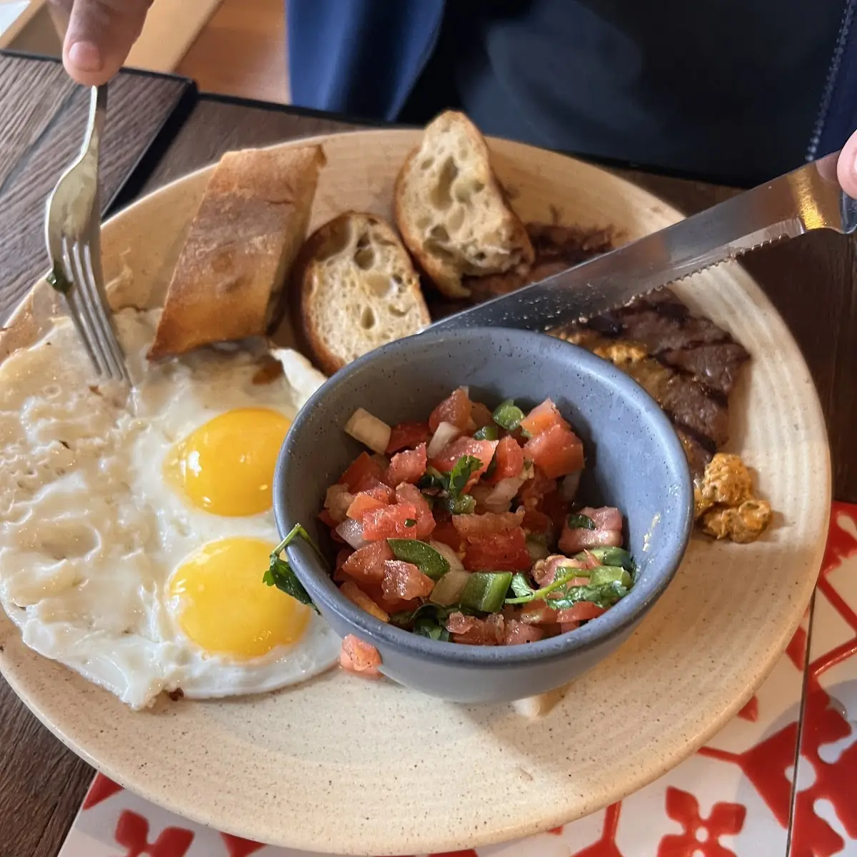 Tequila Butter Steak & Eggs