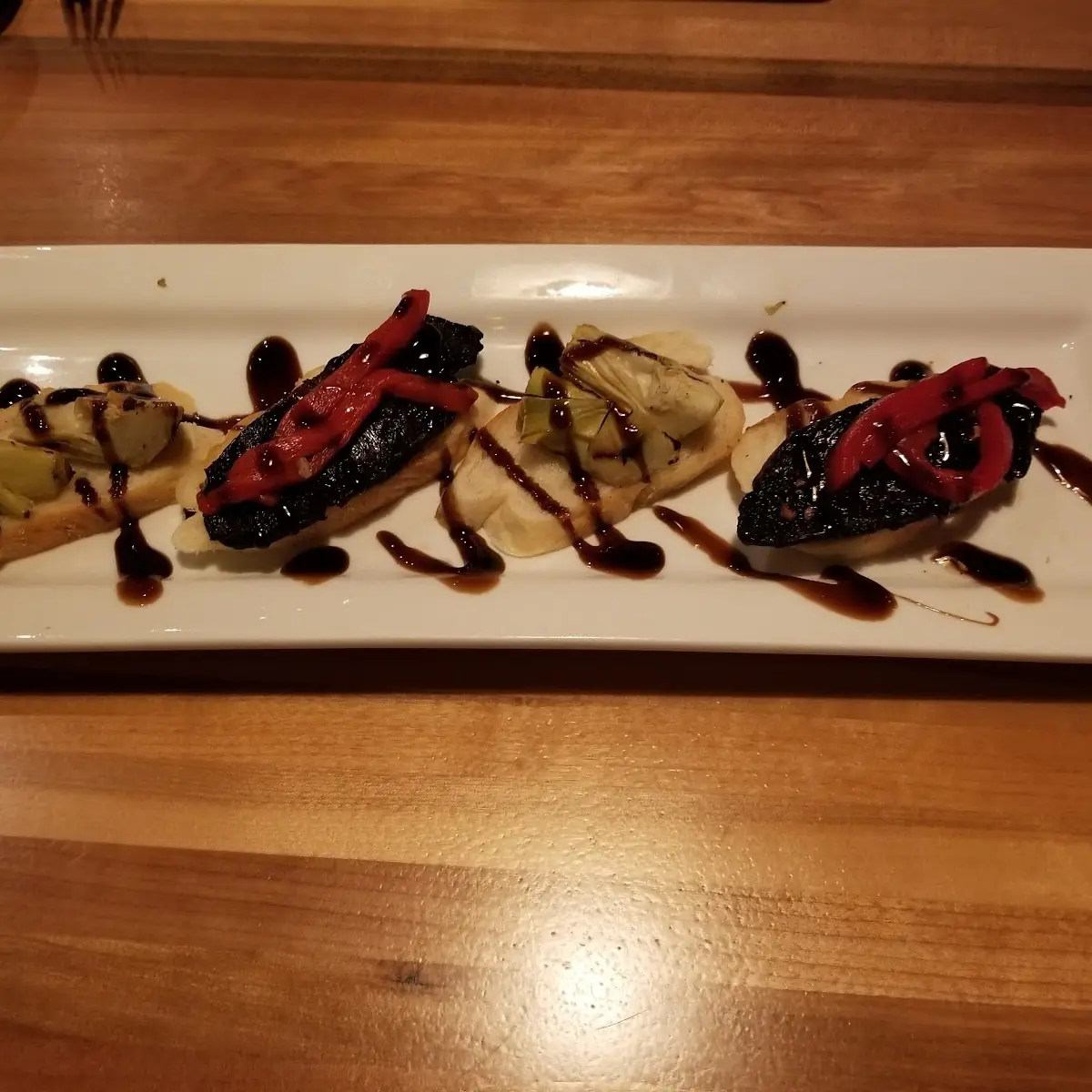 Portobello & Red Pepper Bruschetta
