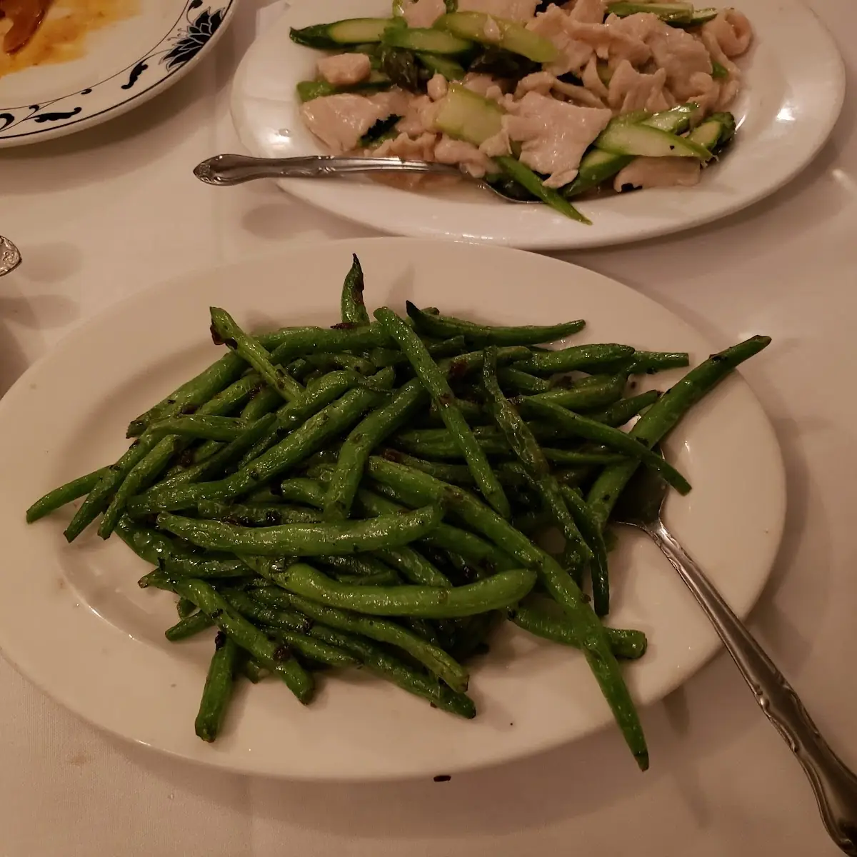 Stir Fried Green Beans with Chicken Pork Beef