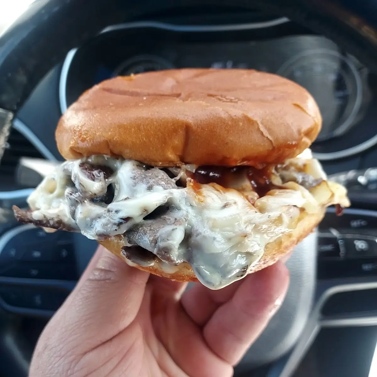 Cheese Steak Burger