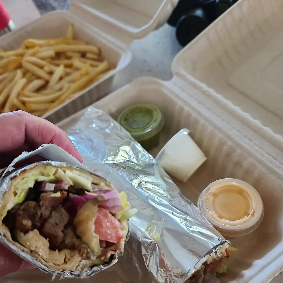 Lamb Gyro Sandwich