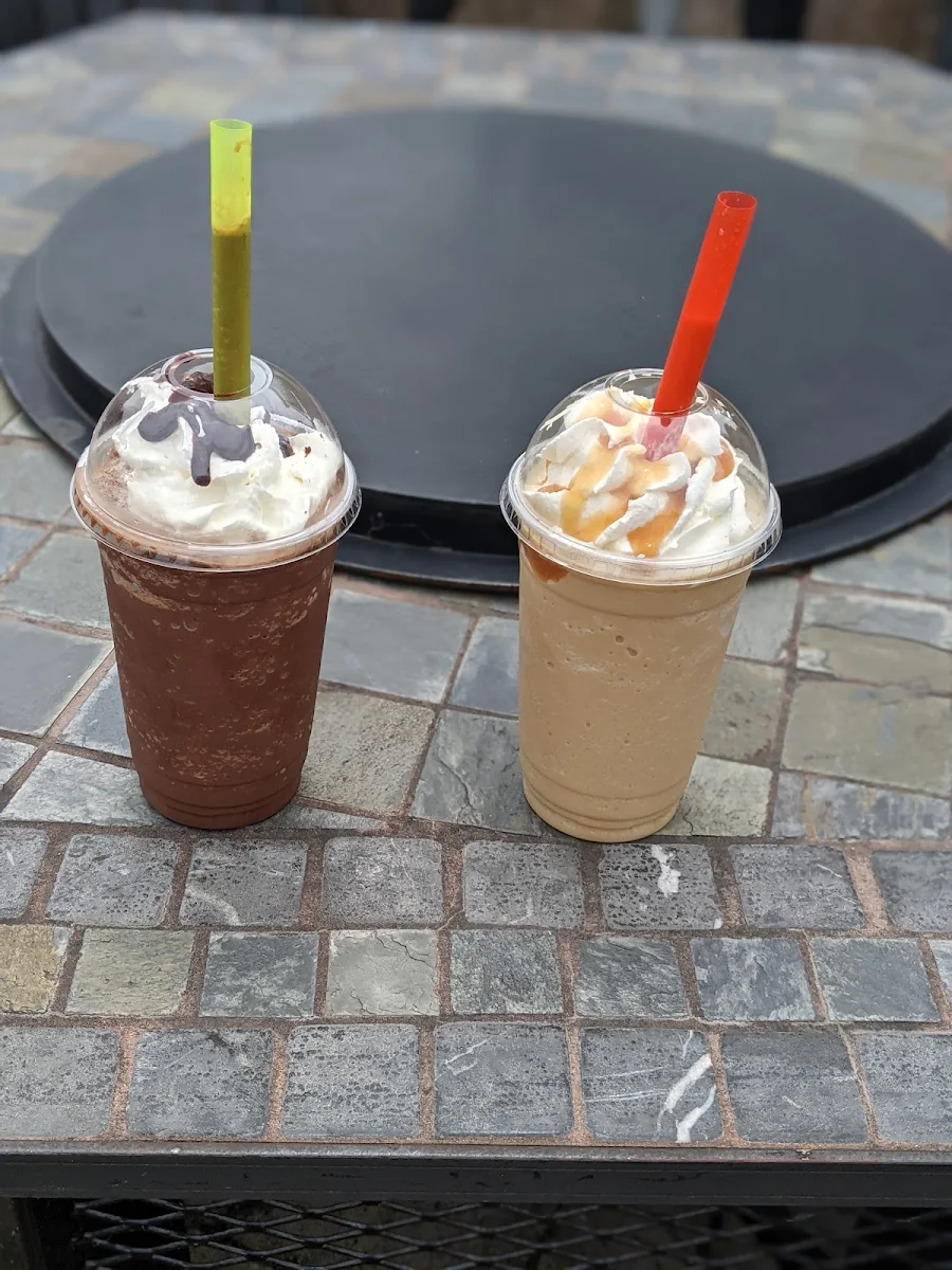 Mocha Frappe and Caramel Frappe