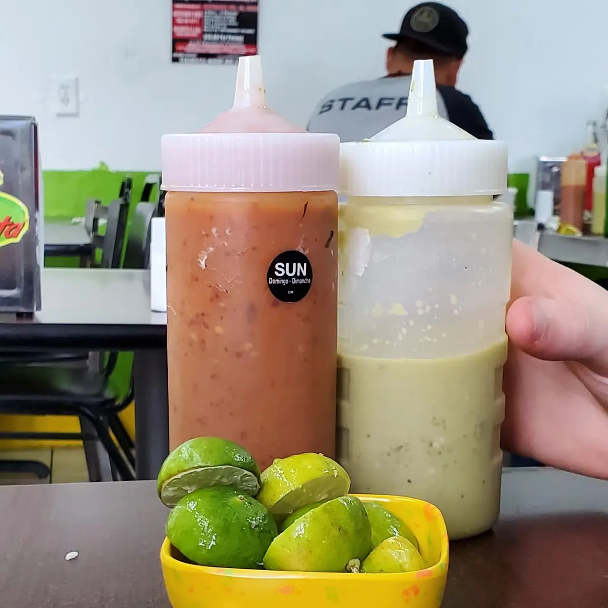 Red Sauce and Green Sauce