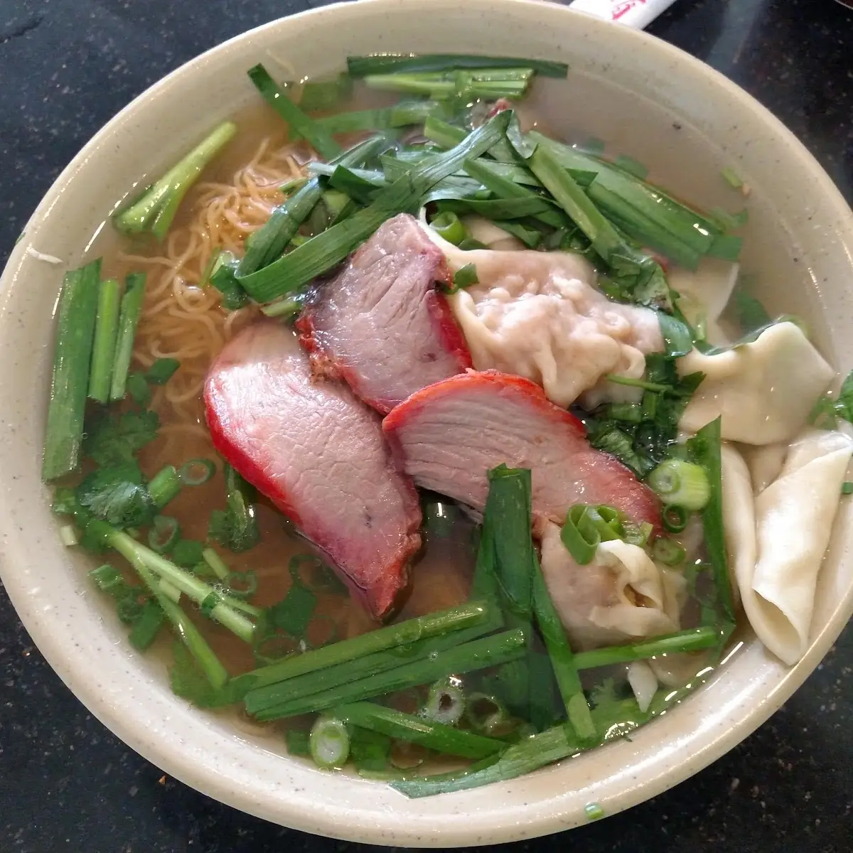 Duck Wonton Egg Noodle Soup