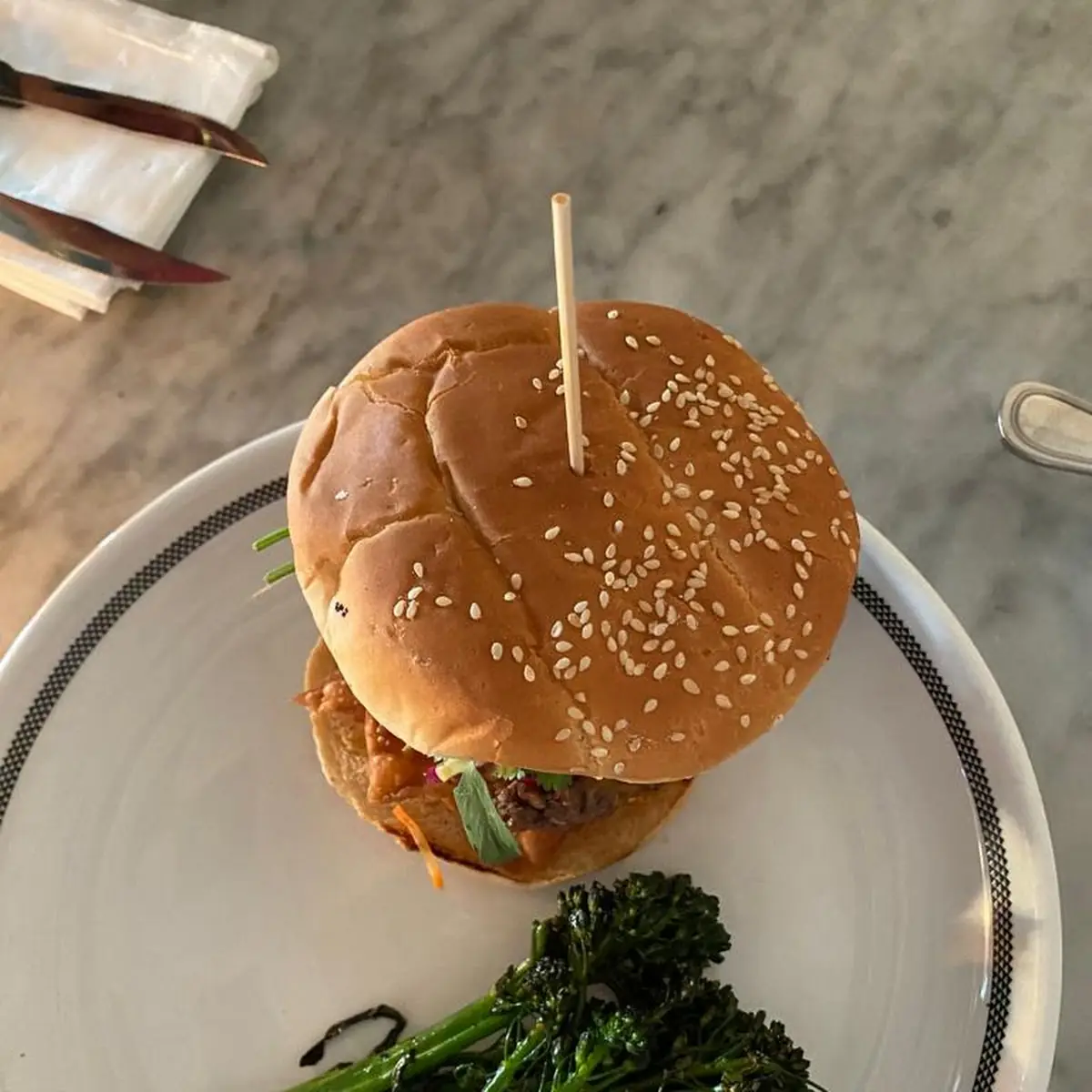 Egg Roll Burger