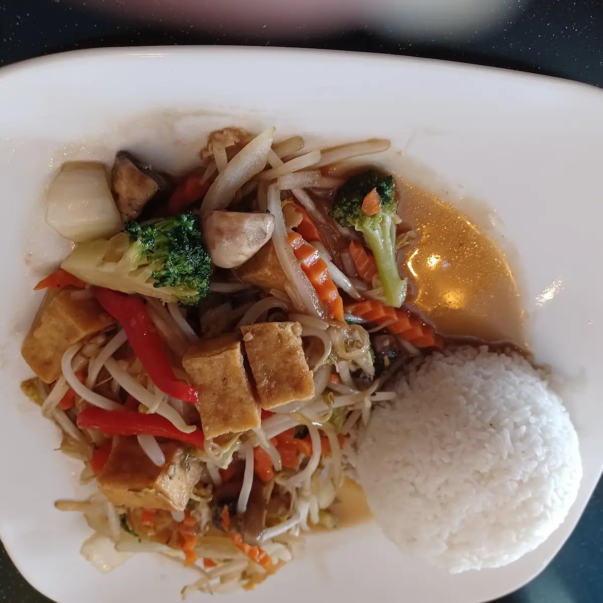 Stir Fried Tofu and Rice
