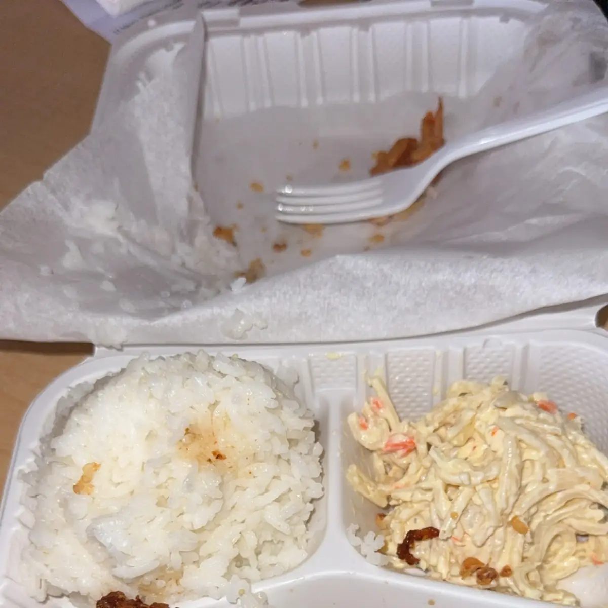 Garlic Chicken with Rice Plate