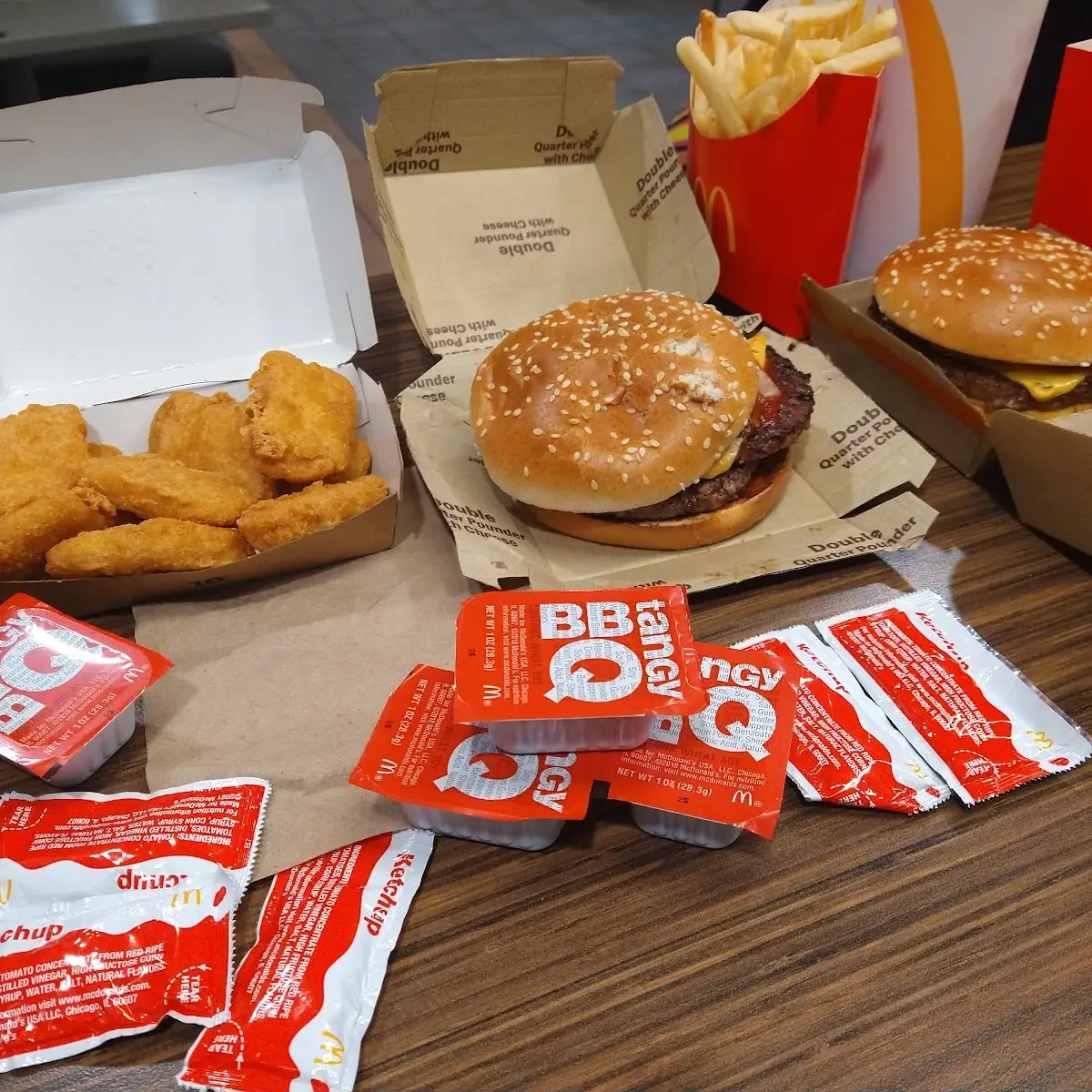 Quarter Pounder and Chicken Nuggets