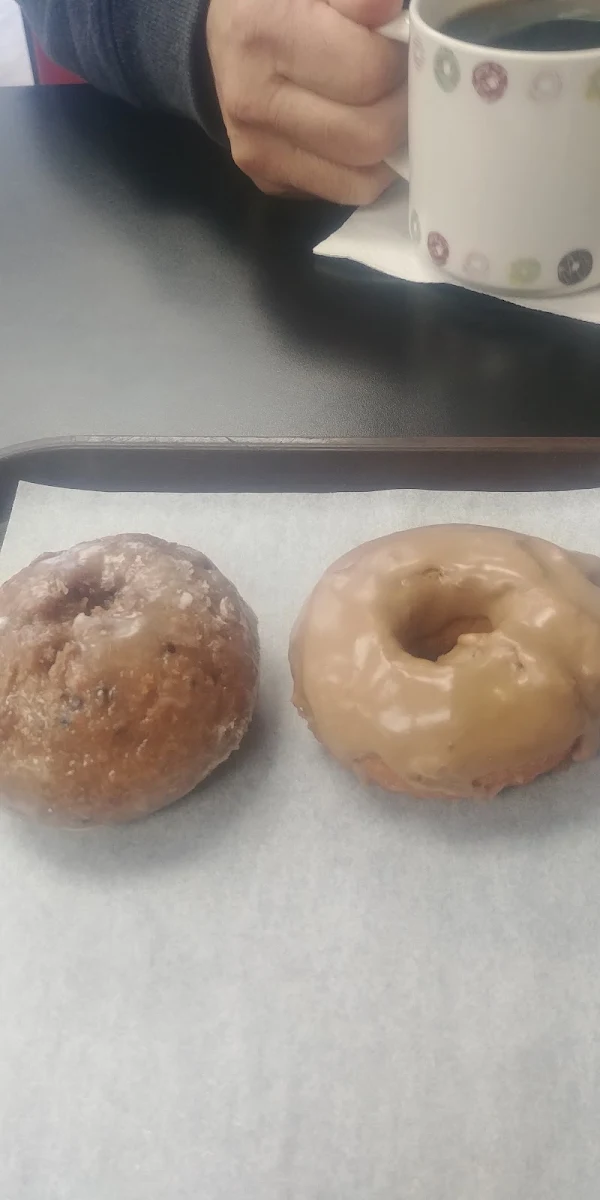 Blueberry Donut and a Maple Glazed Old Fashioned