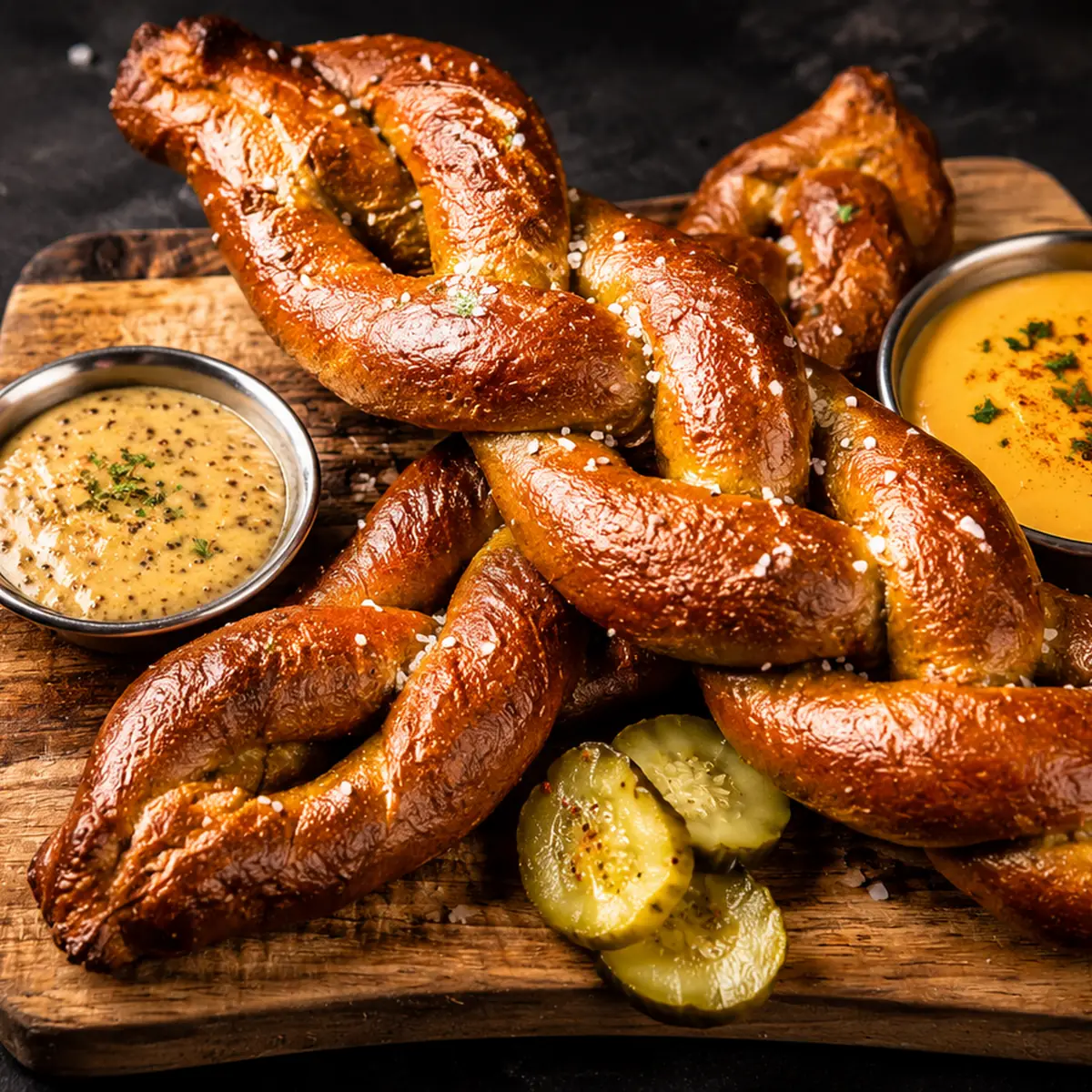 Beer Cheese & Pretzel Board