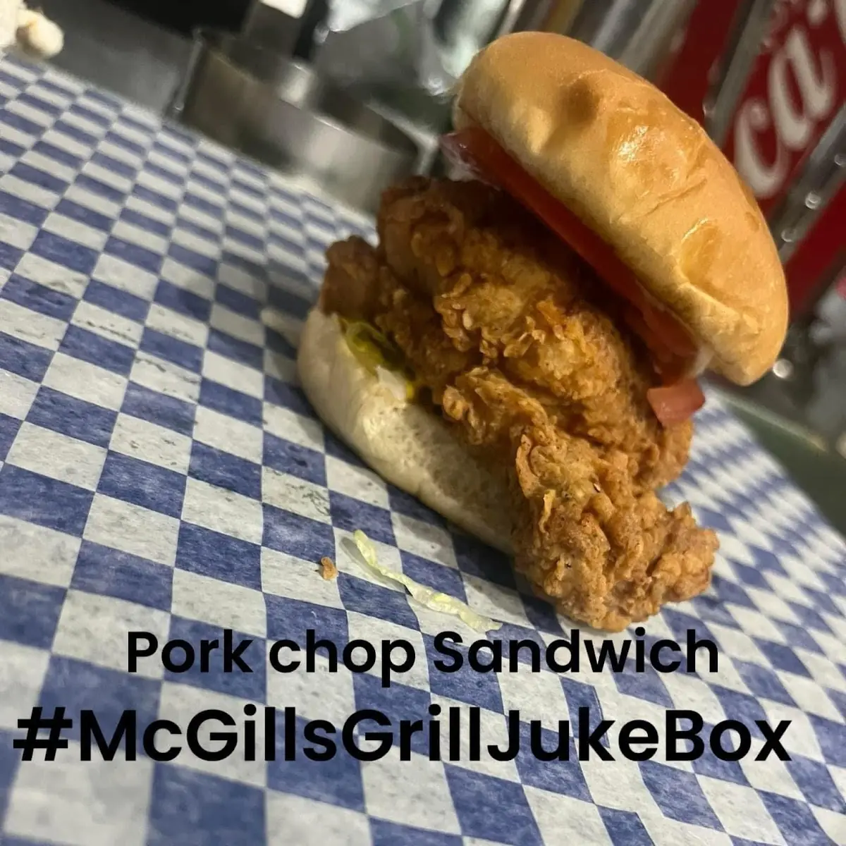 Fried Pork Chop Sandwich