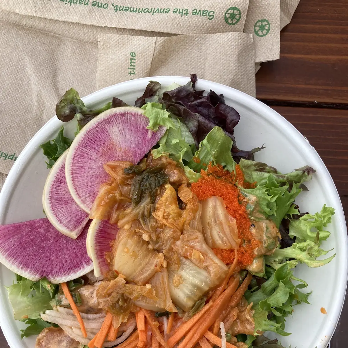 Tuna Poke Bowl on Greens