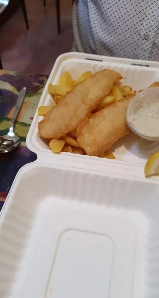 Fish and Chips Dinner, Amanda's Takeaway