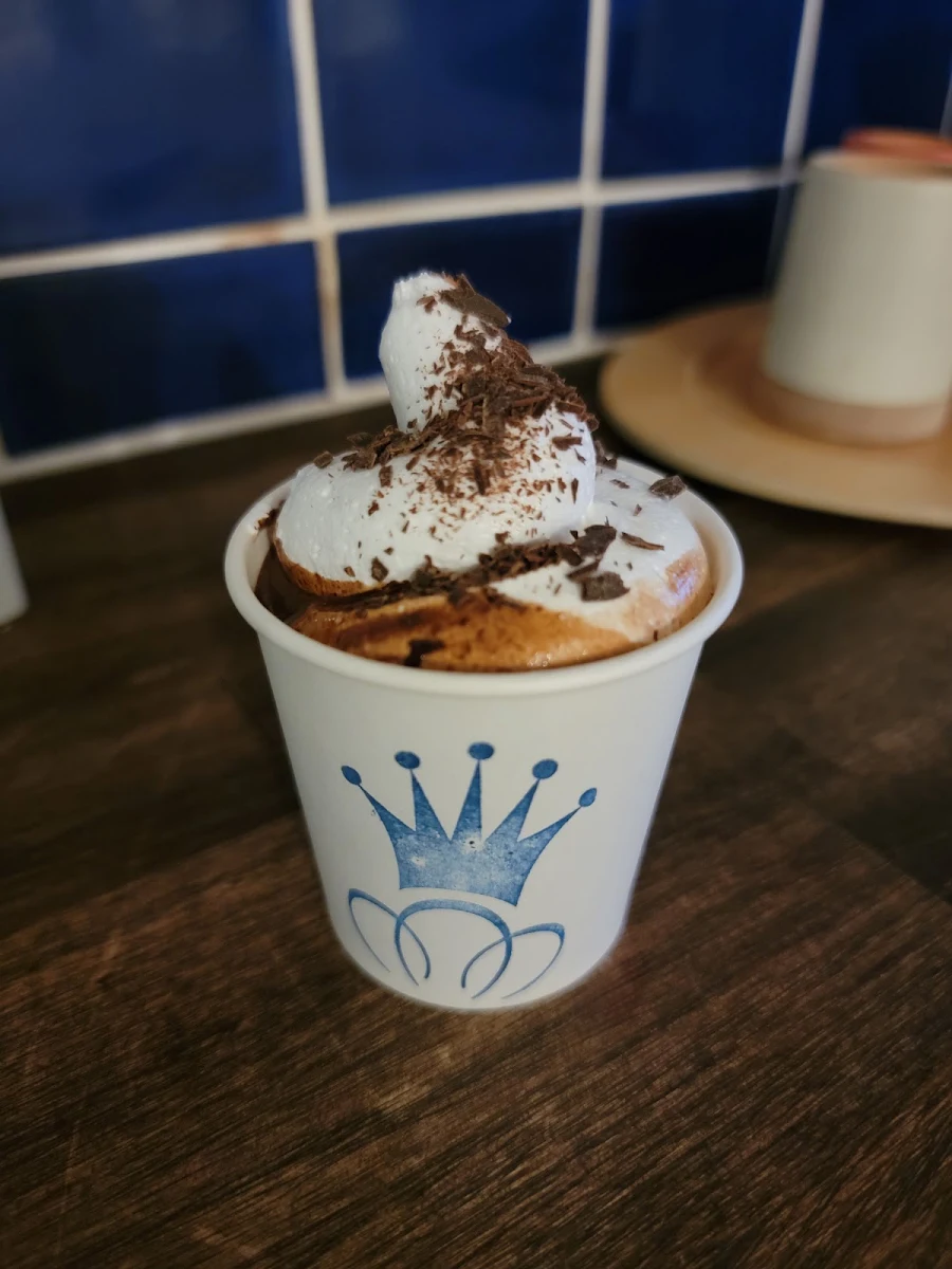 Hot Cocoa with Marshmallow Meringue