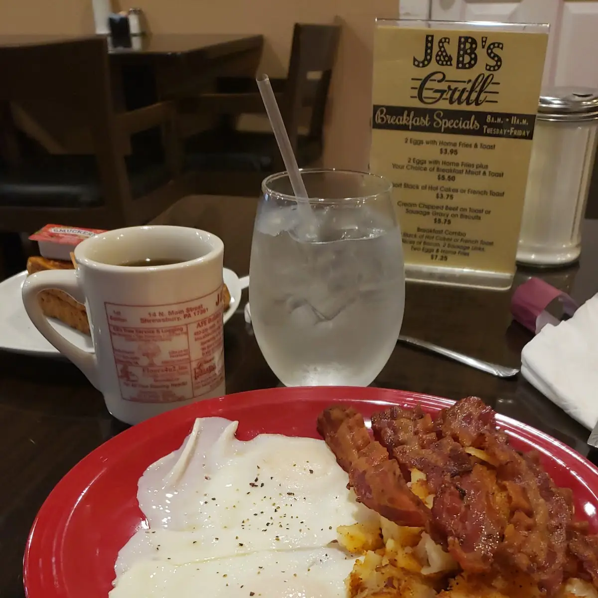 Two Eggs and Bacon